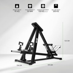 Tunturi Platinum Strength Adjustable T-bar Row Plate Loaded V-Series